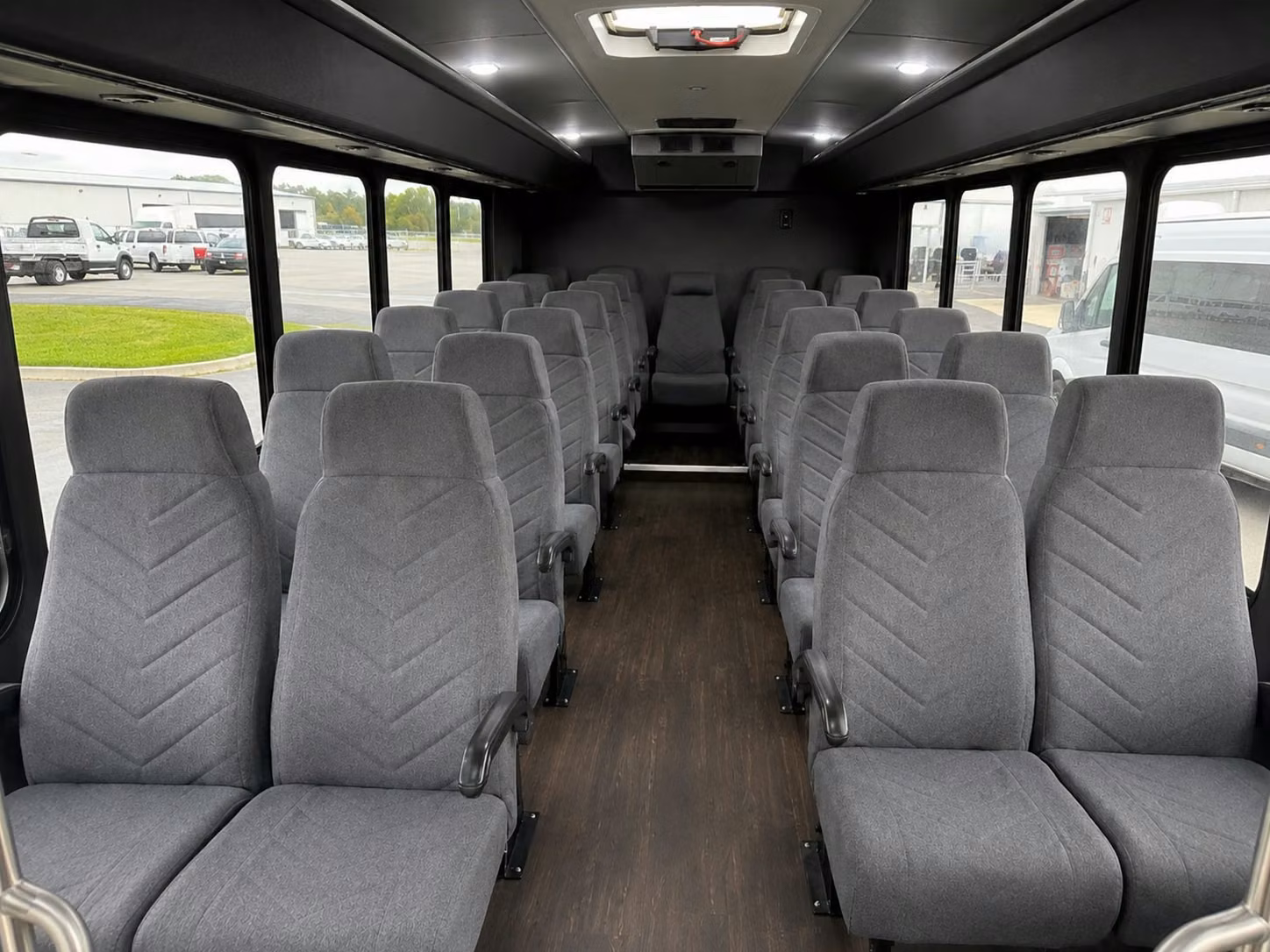 15 passenger minibus inside