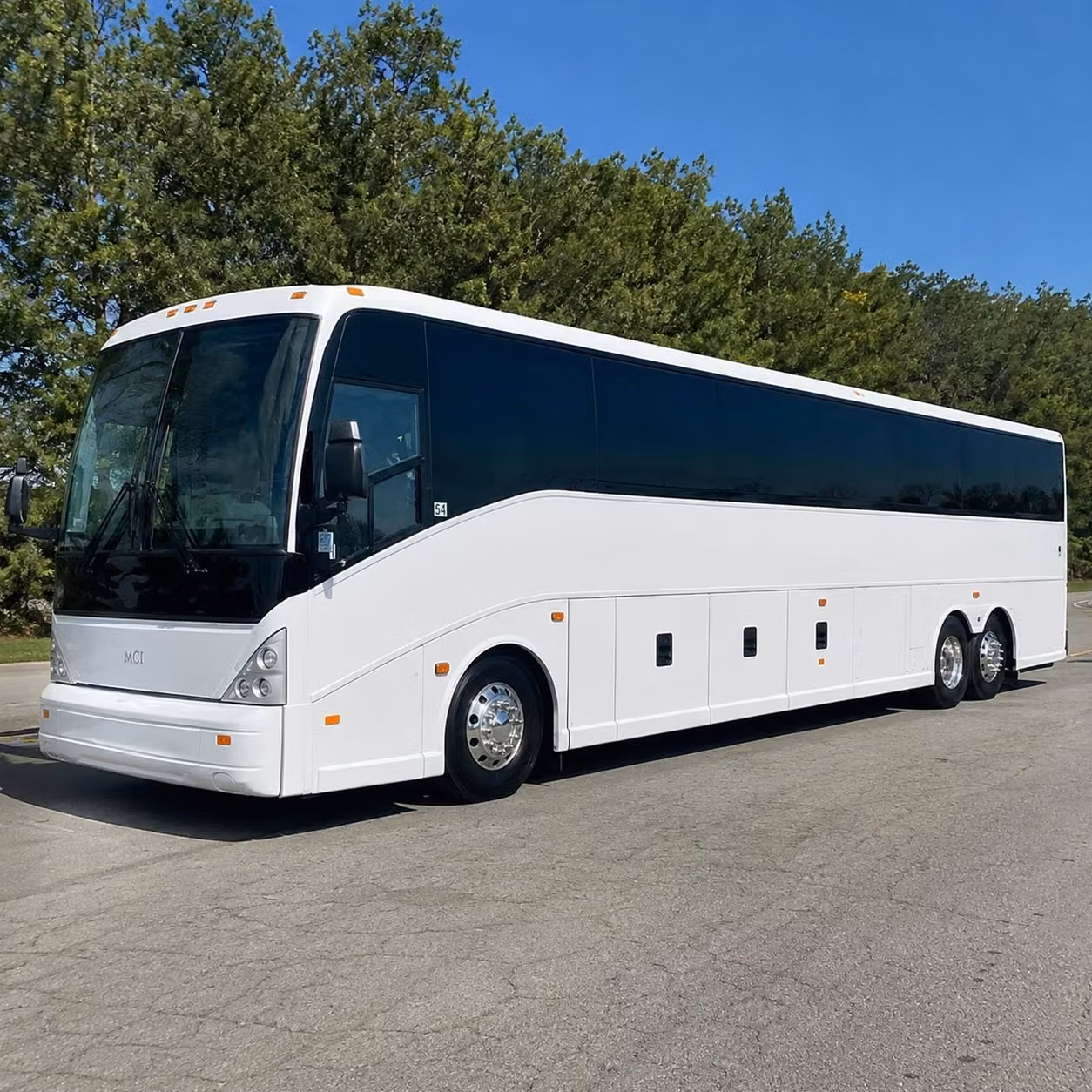 garland charter bus rental exterior