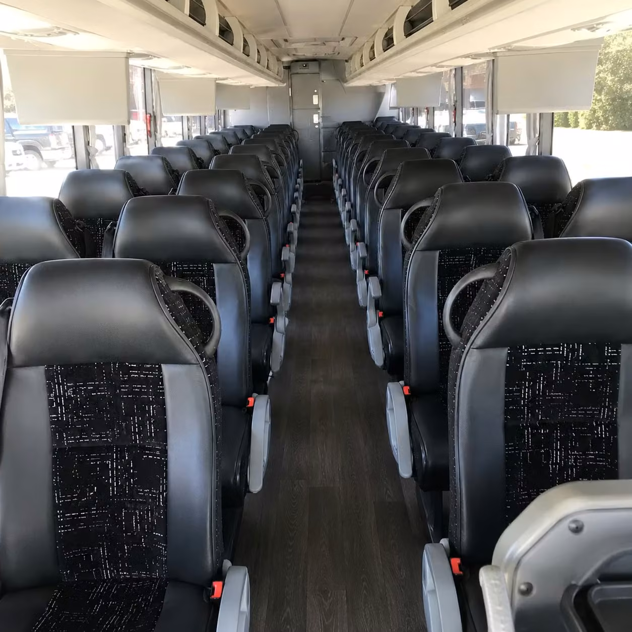 garland charter bus rental inside