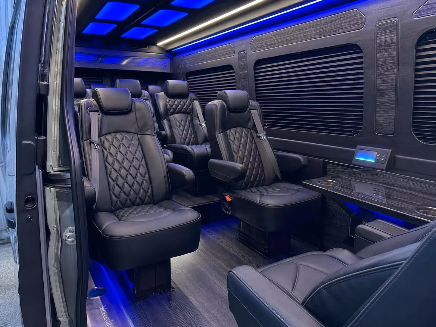 sprinter van transportation for groups and events across garland
